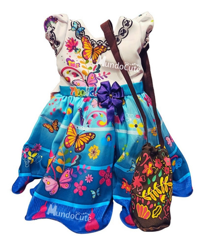 Imagen 3 de 4 de Disfraz Mirabel Vestido Encanto Niña Disfraces Maribel