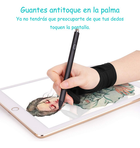 Guante Artista Tableta Gráfica Dibujo Reduce Fricción, Sudor