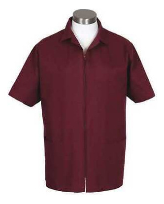 Fame Fabrics 82638 Smock,zipper,burgundy,k74,LG Oab