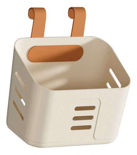 Cesta De Plástico Contenedor De Almacenamiento L Amarillo