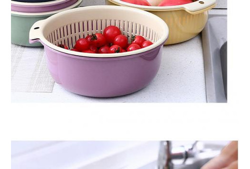 Juego De Coladores Y Coladores De Cocina De Doble Capa