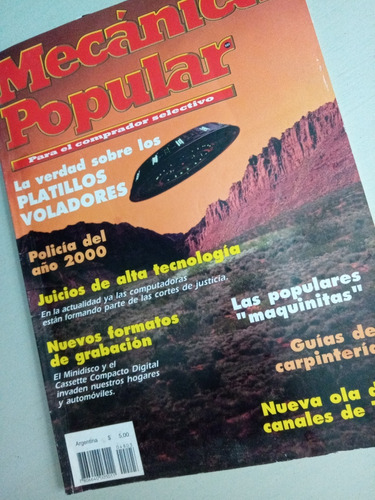 Ovnis Mecánica Popular ' 95 - Platos Voladores Tapa Y 5 Pág 