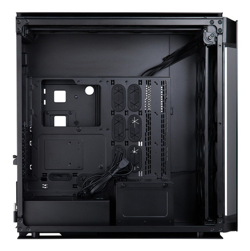 Imagen 8 de 10 de Gabinete Corsair Obsidian 1000d Black Super-tower Cristal