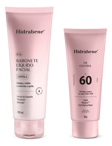 Sabonete Facial Camomila + Protetor Facial Oil Control Fps60 Momento De Aplicação Dia/noite Tipo De Pele Todo Tipo De Pele