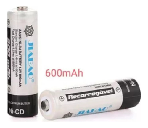 Paquete De 24 Pilas Aa Recargables 600mah