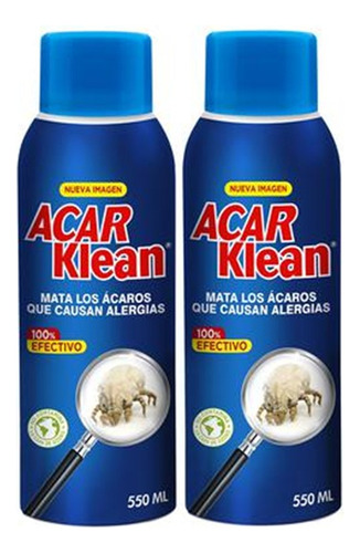 Acar Klean Antiácaros 2 X550ml 