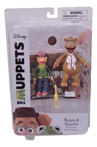 Disney Muppets Diamond Select Oso Figaredo Y Scooter!!