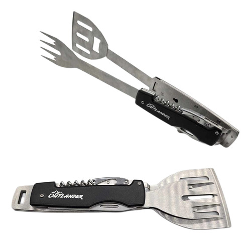 Utensilios Para Asar Todo En 1 Pinza Tenedor Navaja Camping