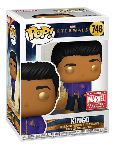 Funko Pop Kingo Marvel Eternals De Caja Limitada Colección