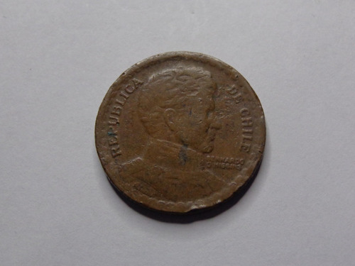 Moneda 1 Peso Republica De Chile 1945