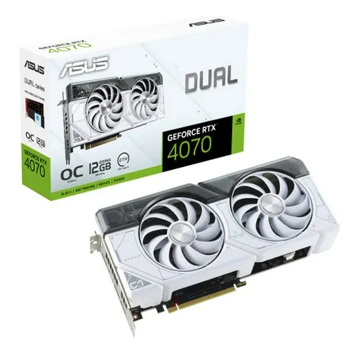 Tarjeta Gráfica Asus Dual Geforce Rtx White Oc 12gb Gddr6x