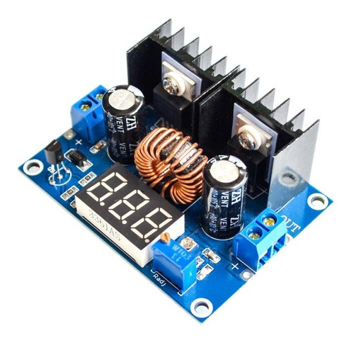 Modulo Regulador De Voltaje Xl4016 Step Down 250w 8a Display