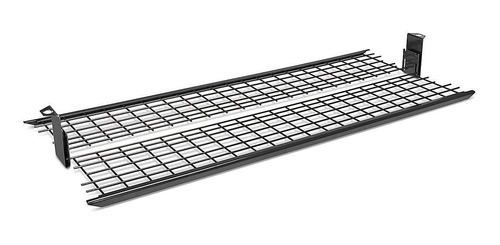 Repisa Inferior Para Rack En Z - Negra - Uline - H-4277bl