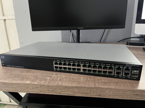 Switch Cisco Sf300-24 Small Business (Usado)