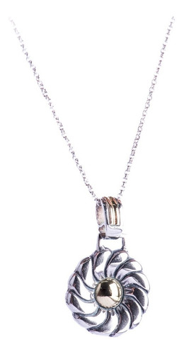 Conjunto De Cadena Y Medalla De Flor