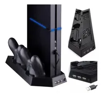 Comprar Soporte Base Vertical, Cooler Y Cargador Para Ps4 Fat