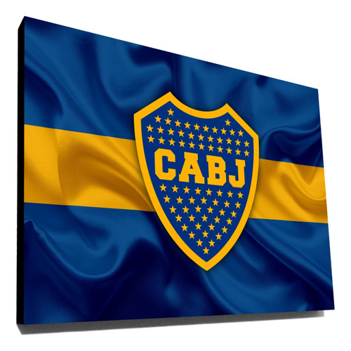Cuadro Boca Juniors Bandera 30x40