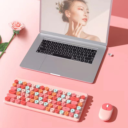 Ratón Inalámbrico Para Juegos, Teclado Y Kits De 2,4 G Para