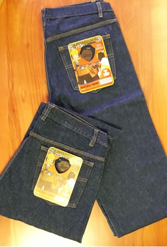 Pantalon Jeans Industrial Triple Costura 14 Oz. Solo Safety