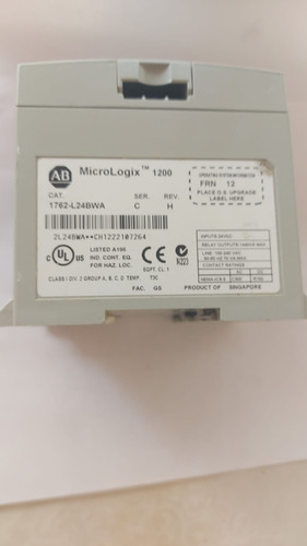 Allen Bradley 1762-l24bwa Clp Micrologix 1200 (Usado)