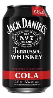 Bebida Mista Alcoólica Gaseificada Old No. 7 Cola Jack Daniel's Lata 330ml