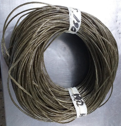 Guaya Forrada Flexible Sencilla De 3mm Rollo 190 Mts Remate