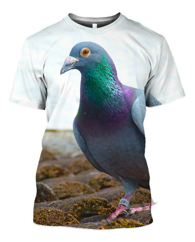 Animales De Caza Palomas Salvajes Playeras Impresas En 3d