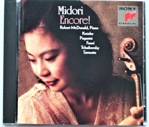 Midori Encore! Violin Kreisler Elgar Dvorak Etc   Cd (am)