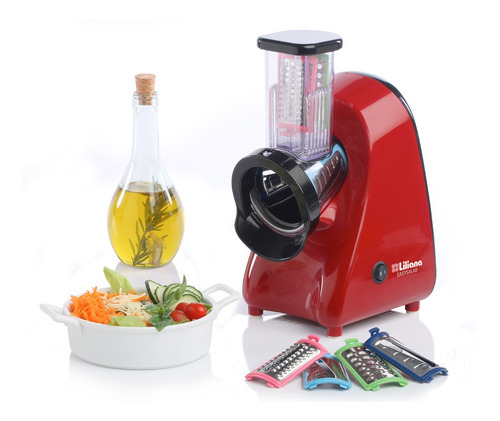 Imagen 1 de 9 de Multirallador Rebanador Easysalad Liliana 4 Cuchillas 250w