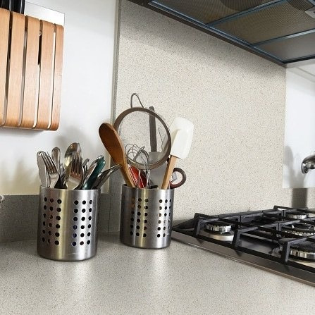 Purastone Blanco Paloma | Mesada Cuarzo Cocina Baño
