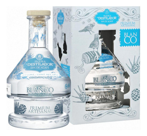 Pack De 6 Tequila El Destilador Artesanal Blanco 750 Ml