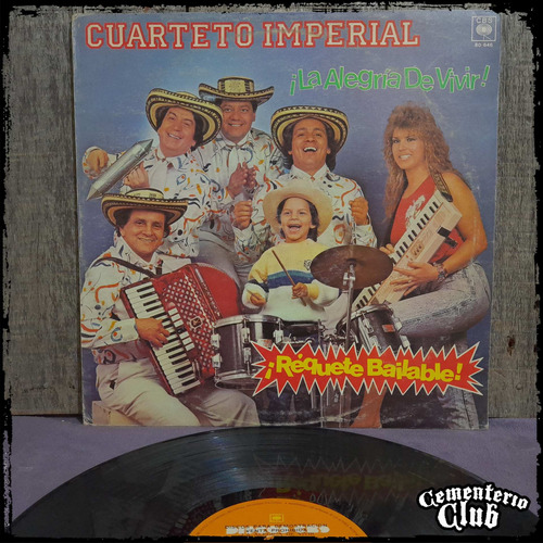 Cuarteto Imperial Alegria De Vivir Promo Arg 1987 Vinilo Lp