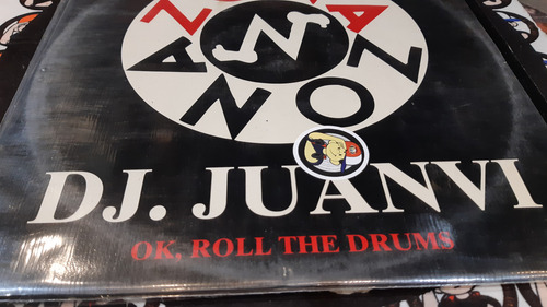 Dj Juanvi Ok Roll The Drums Vinilo Maxi 1993 Makina (Usado)