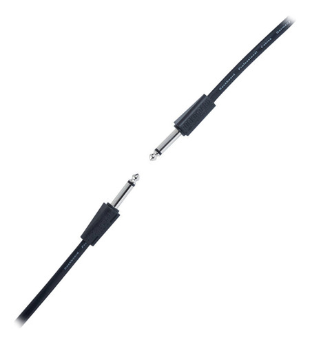 Cable Rockboard Flat Para Instrumento Rbo Cab Fl 300blk Ss W