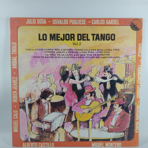 Lp Vinilo Lo Mejor Del Tango Vol 2  Gardel - Calo - Troilo .