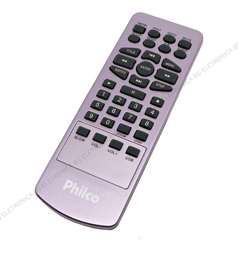 Controle Remoto Dvd Portatil Philco Adventure I L Original