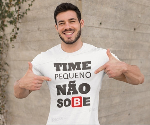 Imagem 1 de 3 de Camisa Time Pequeno Não Sobe - Tam M