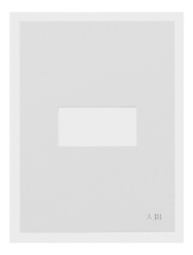 Placa Zenit Abb 4x2 1tc Horizontal Branca N2371.1 Bl Cor Branco