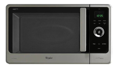Imagen 2 de 10 de Microondas Grill Whirlpool Jq280ix Acero Ix 27l Conveccion
