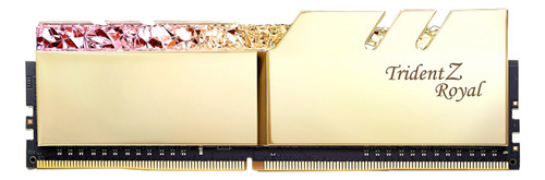 Memoria RAM Trident Z Royal gamer color oro 16GB 2 G.Skill F4-3200C16D-16GTR