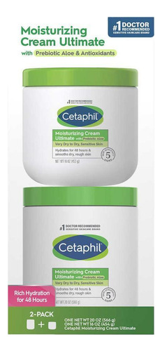 Cetaphil Moisturizing Hidratante Com Aloe Prebiótico Pack 2