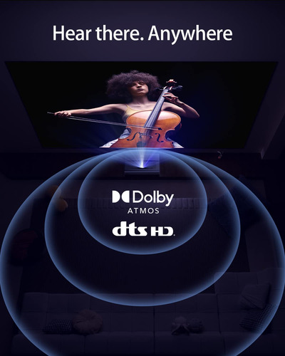 Proyector Láser 4k Uhd Ultra Corto Hdr10 Proyección 120 Pulg A6.