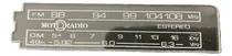 Comprar Dial (visor) Rádio Motoradio Ars-m31 (leia A Descrição)