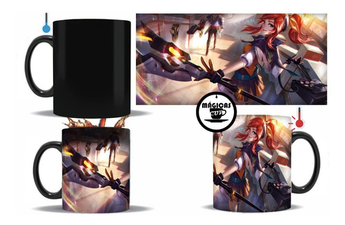 Imagen 1 de 1 de Taza Magica Lol League Of Legends Pregunta Por Tu Skin Fav
