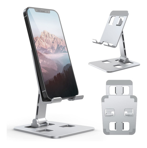 Sakya Folding Cell Phone Stand, Fully Adjustable Desktop Pho