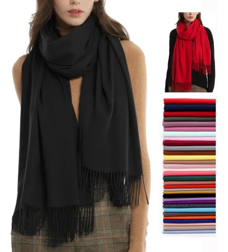 comprar Bufanda Pashmina Chal  Elegante Cashmere Frio Hombre Y Mujer