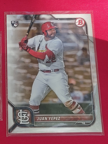 Cv Juan Yépez Rookie Card 2021 Bowman Rc