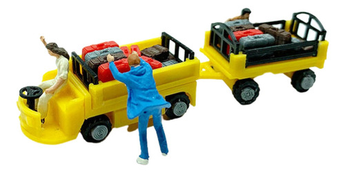 Vehiculo Transporte Valijas Ho 1/87 Miniature World Adorno
