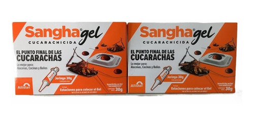 Sangha Gel Para Control De Cucaracha Jeringa 30gr ( 2 Pz )