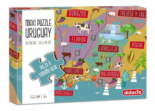 Maxi Puzzle Uruguay - Didacta